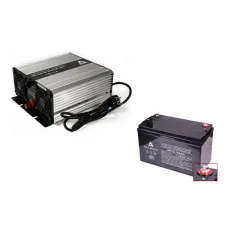 Zestaw zasilania awaryjnego Sinus UPS-1200SR 1200W + AKU 100Ah 12V VRLA AGM