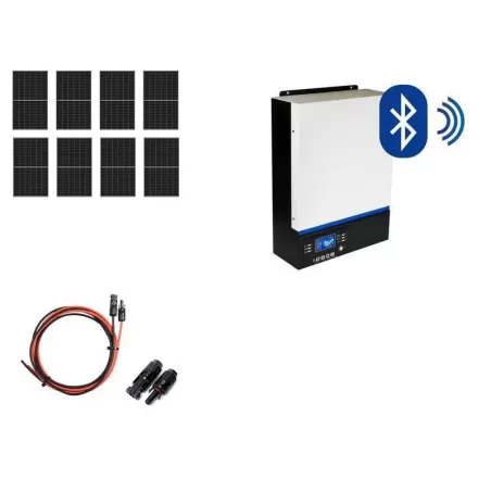 Hybrydowy zestaw solarny off-grid ESB-6kW-24 MPPT 8xPV Mono