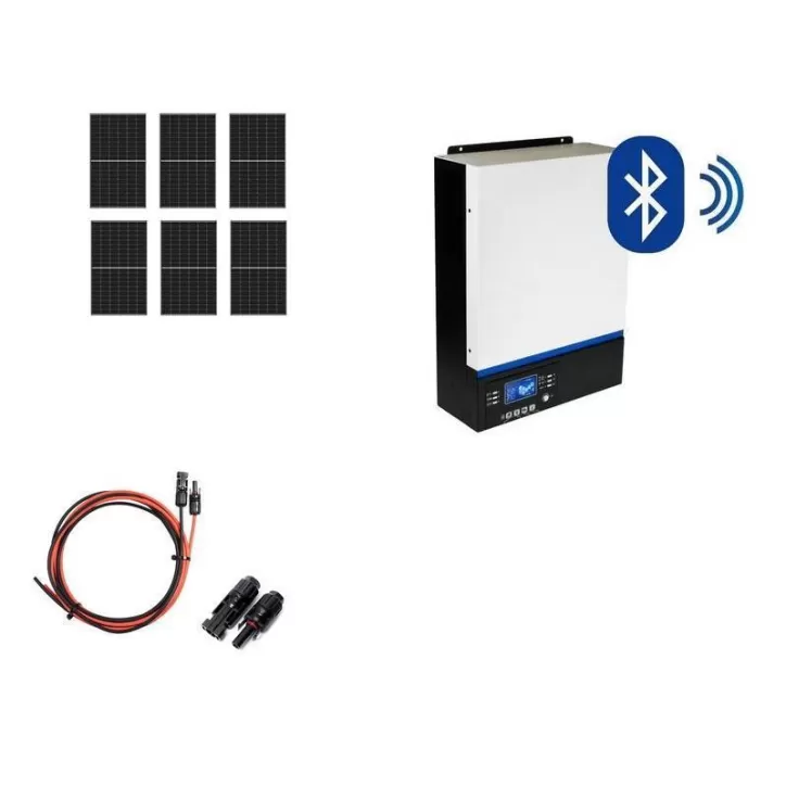 Hybrydowy zestaw solarny off-grid ESB-3kW-24 MPPT 6xPV Mono