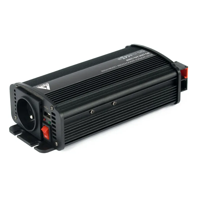 Samochodowa przetwornica napięcia 12 VDC / 230 VAC IPS-1200U 1200W