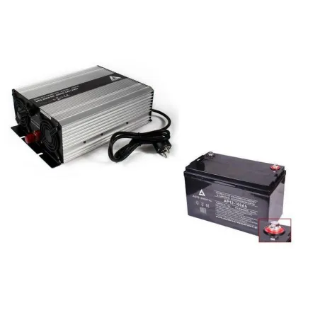 Zestaw zasilania awaryjnego Sinus UPS-2000SR 2000W + AKU 100Ah 12V VRLA AGM