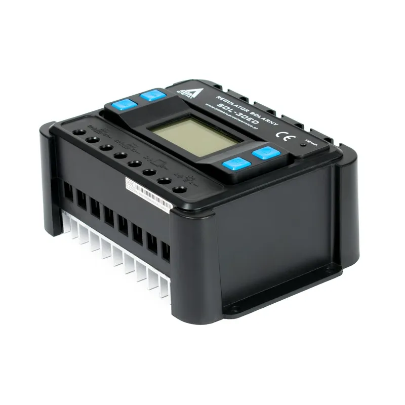 Solarny regulator ładowania PWM SOL-30ED 12/24 - 30A (wyświetlacz LCD) Solarny regulator ładowania PWM SOL-30ED 12/24 - 30A (wyświetlacz LCD)