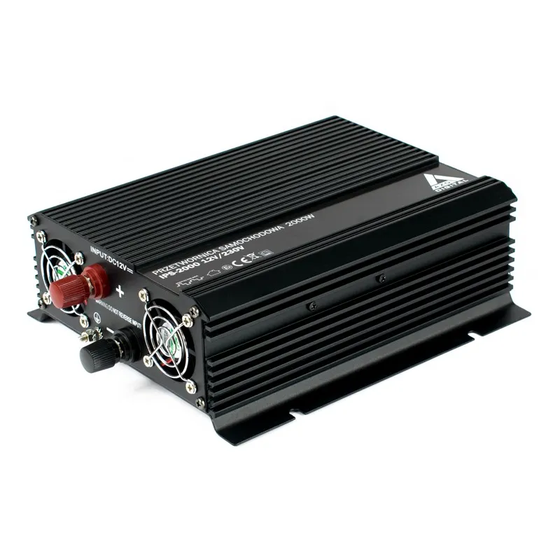Samochodowa przetwornica napięcia 12 VDC / 230 VAC IPS-2000 2000W
