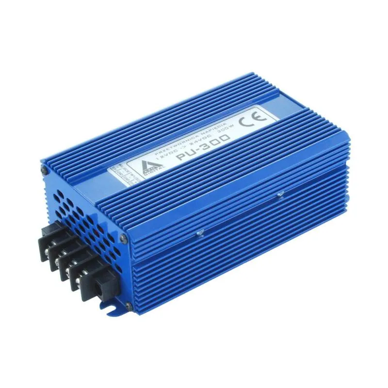 Przetwornica napięcia 10÷20 VDC / 24 VDC PU-300 24V 300W Przetwornica napięcia 10÷20 VDC / 24 VDC PU-300 24V 300W
