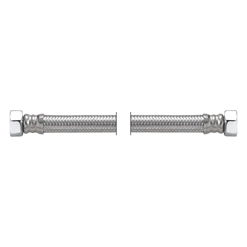 Wąż o średnicy wewnętrznej 13mm, zakończony nakrętkami 3/4x1/2. Jego długość wynosi 800mm. Idealny do różnych zastosowań.