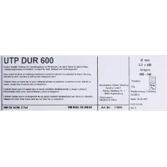 Bohler MMA elektroda spawalnicza do napawania DUR 600 3.2x450/5.8paczka/23.2karton (cena za 1 paczkę)