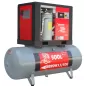 Sprężarka śrubowa Profi Kompressoren ARROW 5.5kW/500L zestaw na zbiorniku poziomym Sprężarka śrubowa Profi Kompressoren ARROW 5.5kW/500L zestaw na zbiorniku poziomym