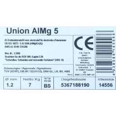 Bohler MIG drut spawalniczy 5356 ALMg5 1.2x7kg szpula (cena za 1 szpulę)