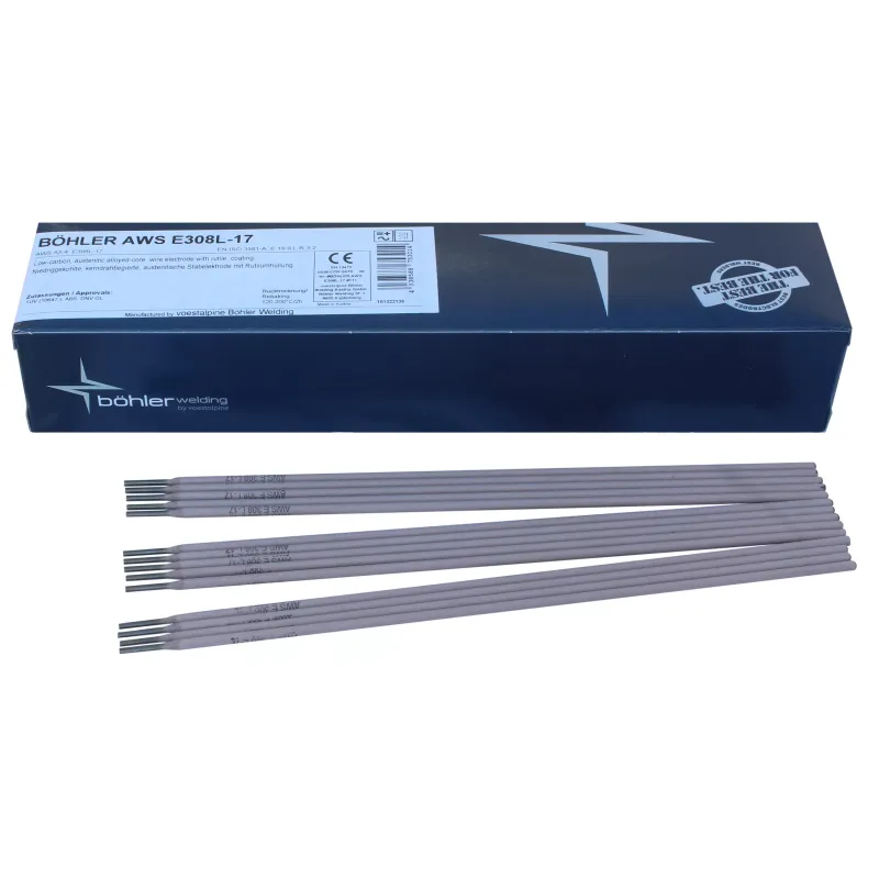 Bohler MMA elektroda spawalnicza chromowo-niklowa 308L 2.5x300/3.9paczka/15.6karton (cena za 1 paczkę)
