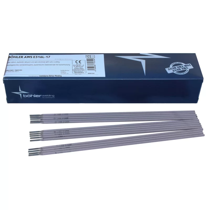 Bohler MMA elektroda spawalnicza chromowo-niklowa 316L 4.0x350/4.7paczka/18.8karton (cena za 1 paczkę)
