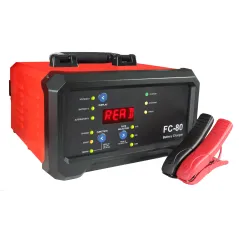 Mikroprocesorowy prostownik do akumulatorów samochodowych z funkcją rozruchu 12V/24V 80A FC-80
