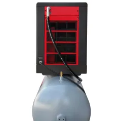 Sprężarka śrubowa Profi Kompressoren ARROW 11kW/500L zestaw na zbiorniku poziomym