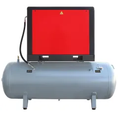 Sprężarka śrubowa Profi Kompressoren ARROW 11kW/500L zestaw na zbiorniku poziomym