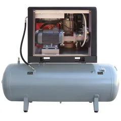 Sprężarka śrubowa Profi Kompressoren ARROW 11kW/500L zestaw na zbiorniku poziomym
