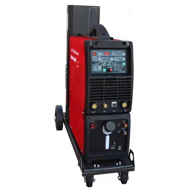 Spawarka inwertorowa JET TIG II TOWER AC/DC 250A IGBT PFC Welder Fantasy + chłodnica + wózek + uchwyt PARKER SGT18 4m