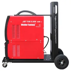 Spawarka inwertorowa JET TIG II TOWER AC/DC 250A IGBT PFC Welder Fantasy + chłodnica + wózek + uchwyt PARKER SGT18 4m