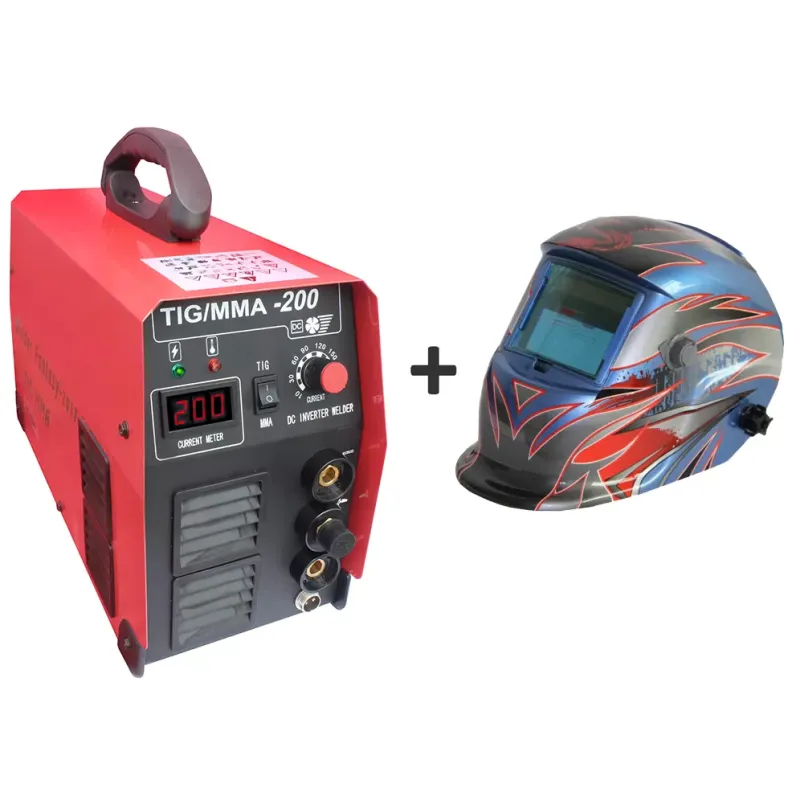 Spawarka ARC MMA inwerterowa HALO 3 TIG/MMA 200A IGBT Welder Fantasy + przyłbica 3035 blue Spawarka ARC MMA inwerterowa HALO 3 TIG/MMA 200A IGBT Welder Fantasy + przyłbica 3035 blue
