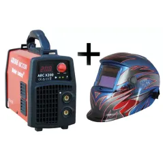Spawarka ARC MMA ADORE X/200 IGBT Welder Fantasy + przyłbica samościemniająca 3035/S