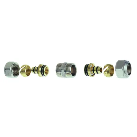 Złączka skręcana rozbieralna 16 x 16 Duro System