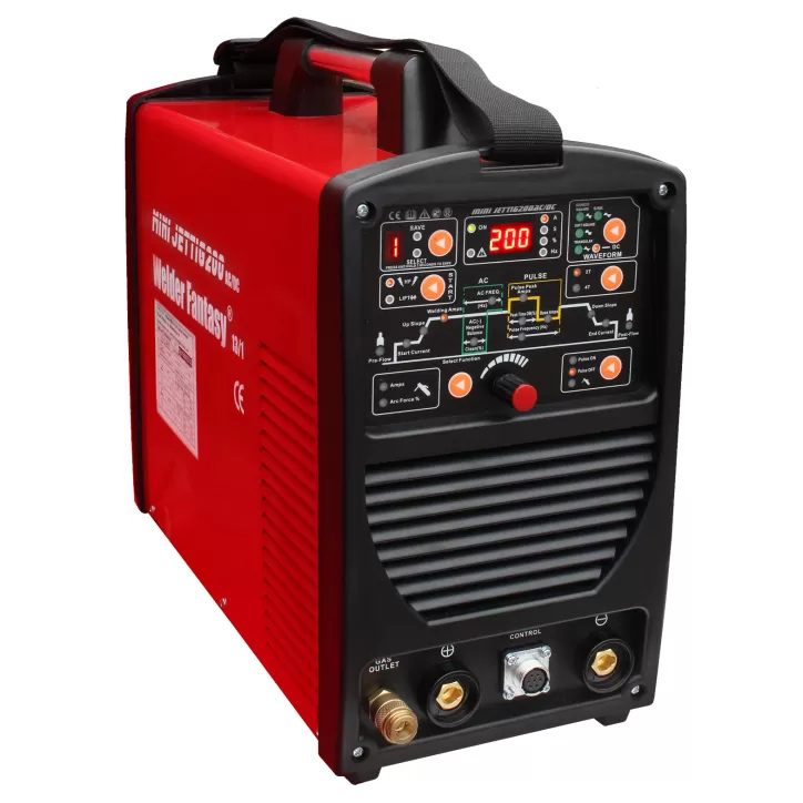 Spawarka inwertorowa MINI JET TIG AC/DC 200 IGBT Welder Fantasy+ uchwyt Parker Spawarka inwertorowa MINI JET TIG AC/DC 200 IGBT Welder Fantasy+ uchwyt Parker
