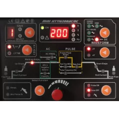 Spawarka inwertorowa MINI JET TIG AC/DC 200 IGBT Welder Fantasy+ uchwyt Parker