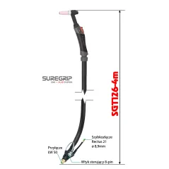 TIG UCHWYT SUREGRIP SGT26 FLEX MNEMONIC