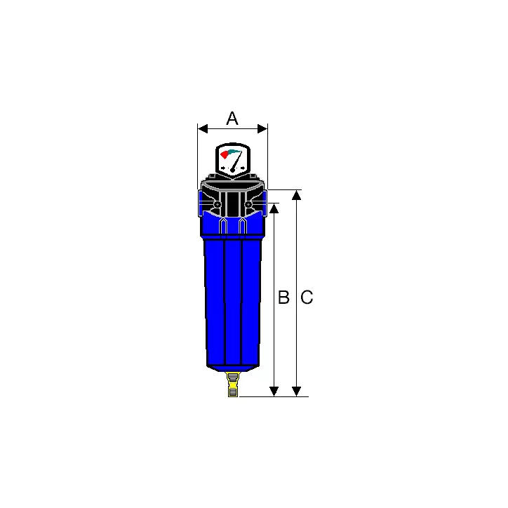 ATS SGO306 Separator cyklonowy 3/2" 5100 L/min ATS SGO306 Separator cyklonowy 3/2" 5100 L/min