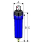 ATS FGO170 C FILTR 3/4" 0,01/0,003 micron max. 16bar 2830 l/min węgiel aktywny chemiczny