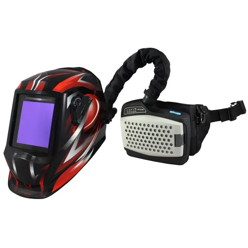 Maska przyłbica spawalnicza samościemniająca z nawiewem FC-PAPR 98x55 1/1/1/2 Maska przyłbica spawalnicza samościemniająca z nawiewem FC-PAPR 98x55 1/1/1/2