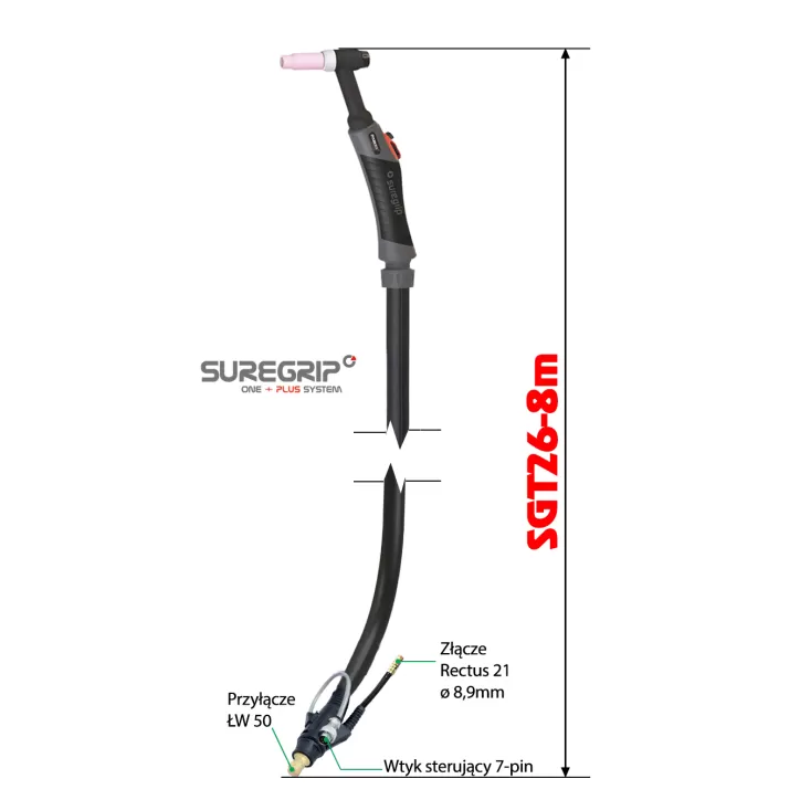 TIG UCHWYT SPAWALNICZY PARKER SUREGRIP SGT26 FLEX PKG X 8m TIG UCHWYT SPAWALNICZY PARKER SUREGRIP SGT26 FLEX PKG X 8m