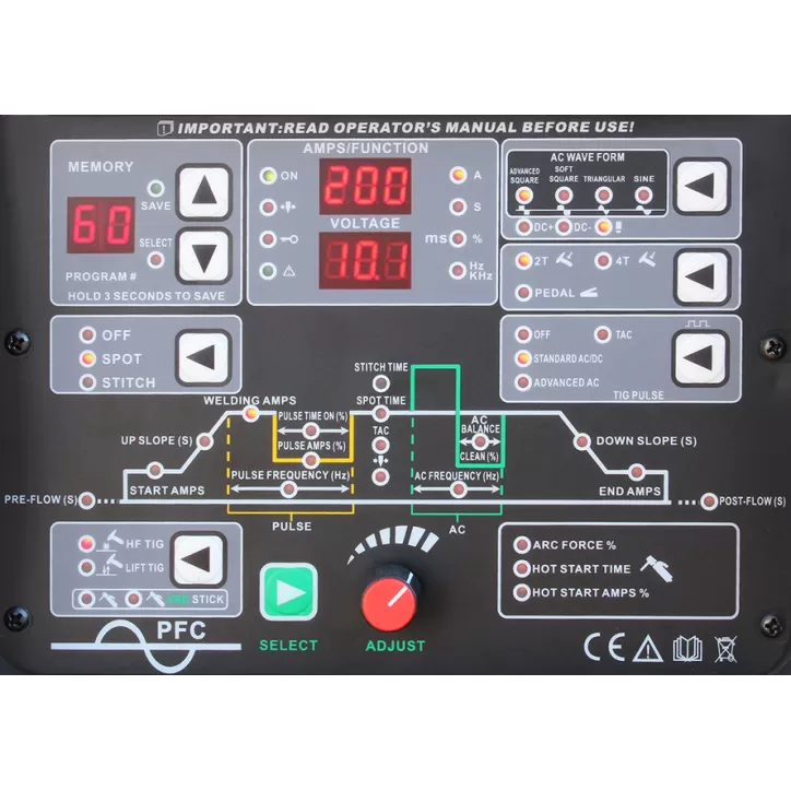 Spawarka inwertorowa JET TIG II AC/DC 200-S SPOT/COLD WELDING IGBT Welder Fantasy+uchwyt parker Spawarka inwertorowa JET TIG II AC/DC 200-S SPOT/COLD WELDING IGBT Welder Fantasy+uchwyt parker