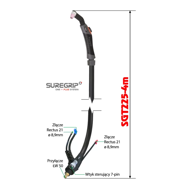 TIG UCHWYT SPAWALNICZY PARKER SUREGRIP SGTS225 PKG X 4m C/W TIG UCHWYT SPAWALNICZY PARKER SUREGRIP SGTS225 PKG X 4m C/W