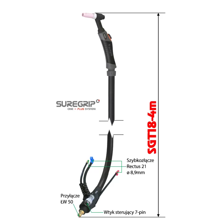 TIG UCHWYT SPAWALNICZY PARKER SUREGRIP SGT18 FLEX PKG X 4m TIG UCHWYT SPAWALNICZY PARKER SUREGRIP SGT18 FLEX PKG X 4m