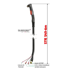 PLAZMA UCHWYT PLAZMOWY PARKER TRF S45 SUREGRIP 6m