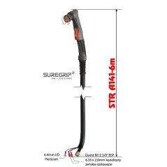 PLAZMA UCHWYT PLAZMOWY PARKER TRF A141 SUREGRIP 6m