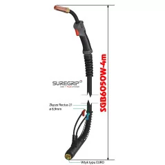 MIG UCHWYT SPAWALNICZY PARKER SUREGRIP ERGO 6050 PAK X 4m