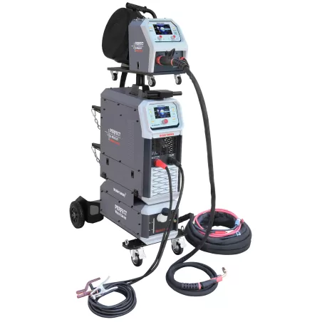Półautomat spawalniczy PERFECT BI-PULSE 500 TOWER CHŁODNICA 4x4 MIG/MAG/SYNERGIA/PULS/PODWÓJNY PULS/LUTOSPAWANIE/MMA Welder Fant