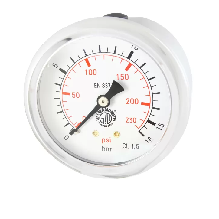 Manometr 63mm GLICERYNA 1/4" TYLNY 16bar Manometr 63mm GLICERYNA 1/4" TYLNY 16bar