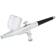 Aerograf BD130-KIT 0.2/0.3/0.5mm czarny 8ml regulacja + osprzęt