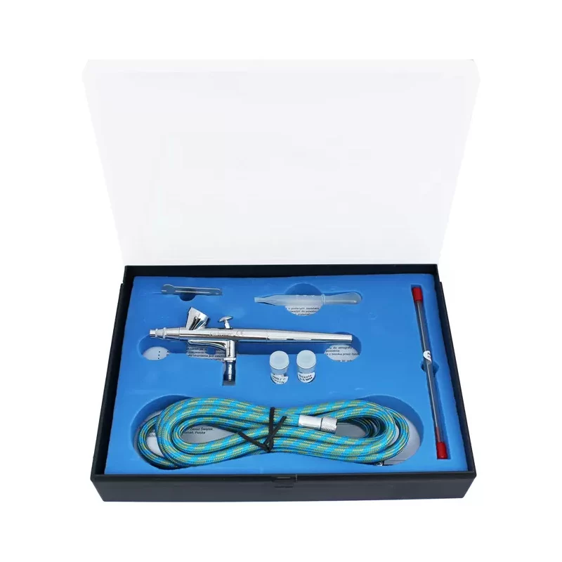 Aerograf BD207-KIT 0.2/0.3/0.5mm 2ml otwarty + osprzęt