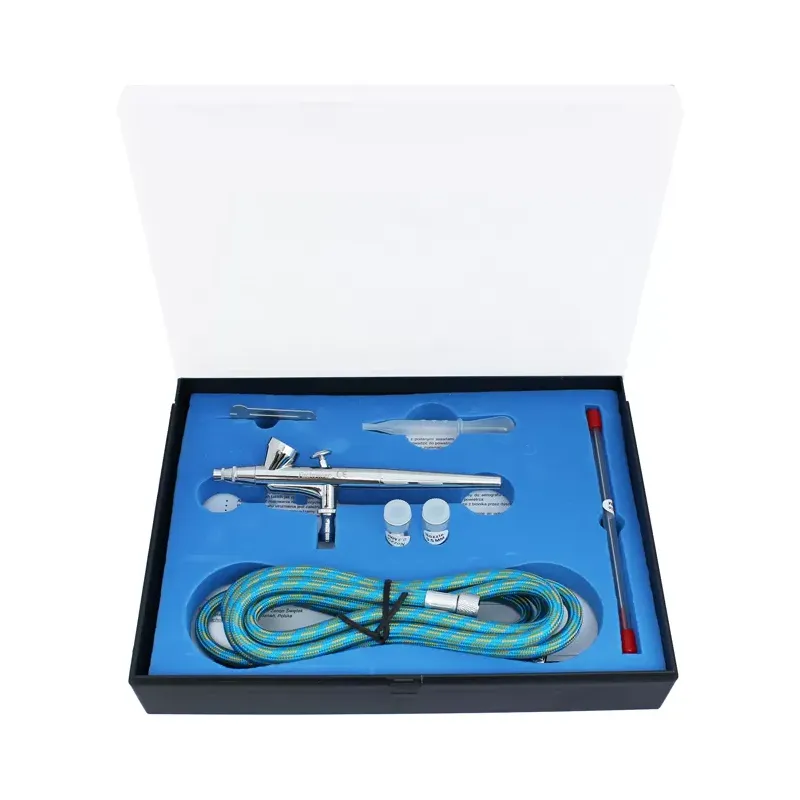 Aerograf BD207-KIT 0.2/0.3/0.5mm 2ml otwarty + osprzęt Aerograf BD207-KIT 0.2/0.3/0.5mm 2ml otwarty + osprzęt