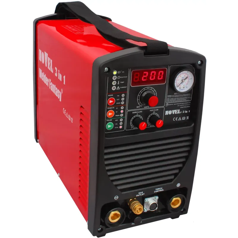 Spawarka inwerterowa NOVEL 3w1 TIG-PULSE/MMA/PLASMA Welder Fantasy