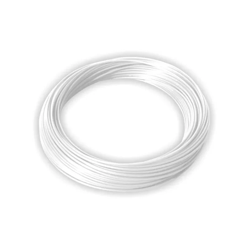 Przewód Poliamid Nylon PA  6x4 biały