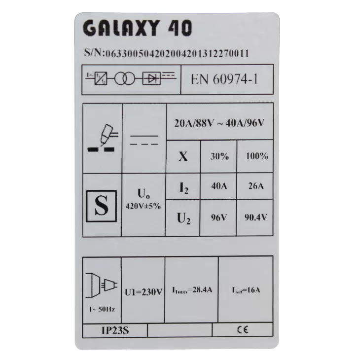 Przecinarka plazmowa GALAXY CUT 40 Welder Fantasy Przecinarka plazmowa GALAXY CUT 40 Welder Fantasy