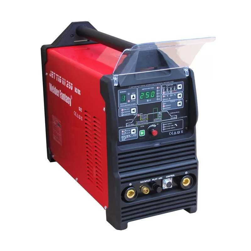 Spawarka inwertorowa JET TIG III AC/DC 250 3w1 IGBT PFC PLASMA Welder Fantasy