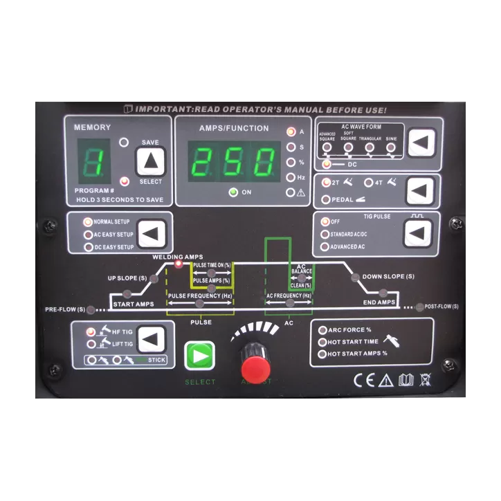 Spawarka inwertorowa JET TIG II AC/DC 250 IGBT PFC Welder Fantasy+uchwyt parker Spawarka inwertorowa JET TIG II AC/DC 250 IGBT PFC Welder Fantasy+uchwyt parker