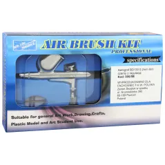 Aerograf BD130 0.2mm czarny 8ml z regulacją