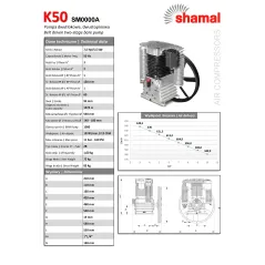 Agregat sprężarkowy SHAMAL K50 7.5 kW