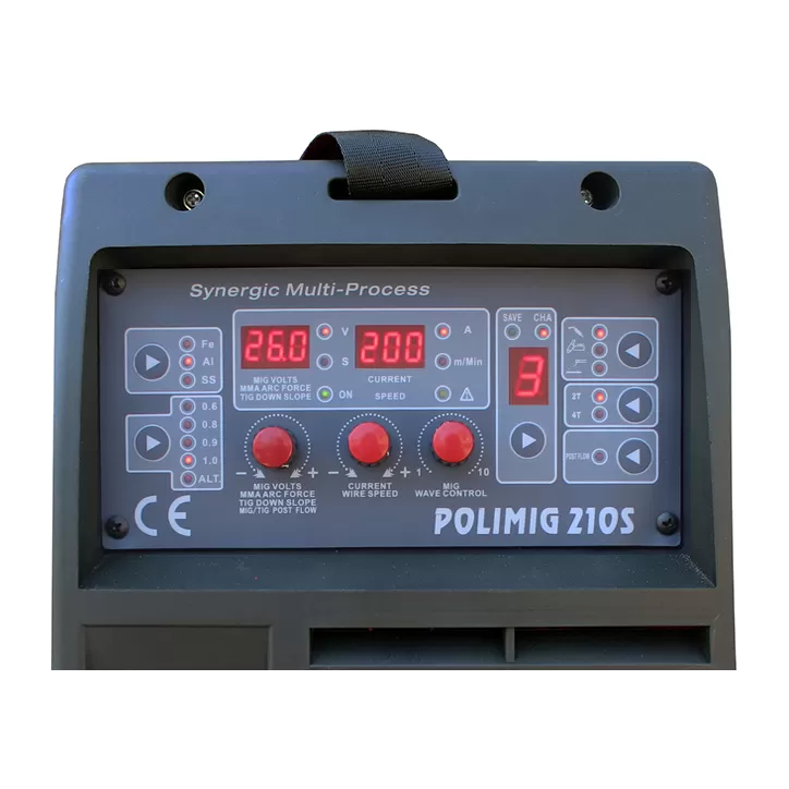 Półautomat spawalniczy inwerterowy 3w1 POLIMIG 210 MIG/MAG TIG MMA Welder Fantasy + komplet uchwytów