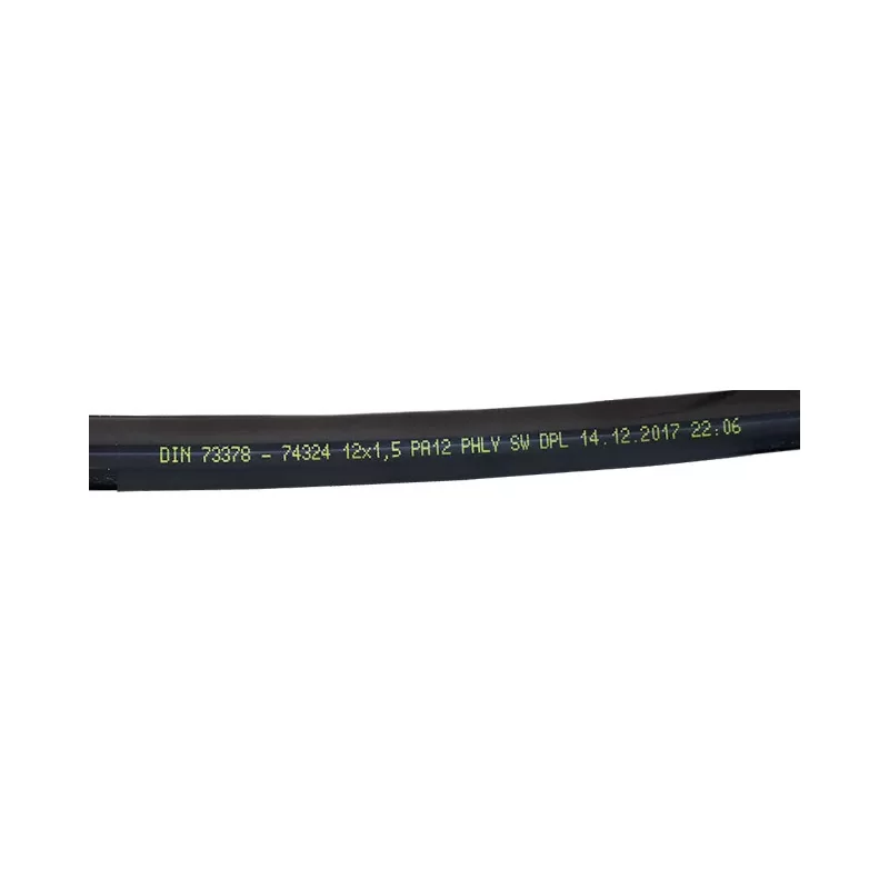 Przewód Nylon JG PA12 12x9 czarny ZAKUP TYLKO PO 100M